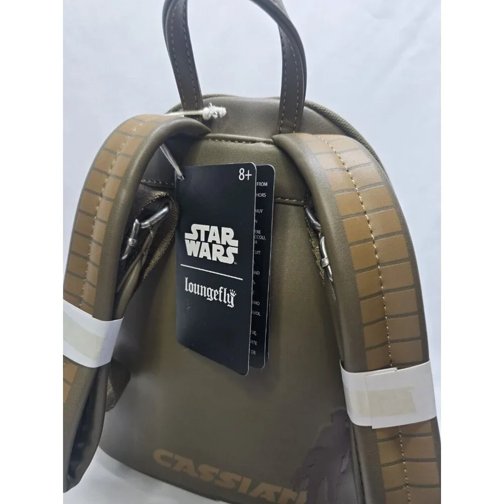 New Loungefly Star  Wars - Cassian Andor Cosplay Mini Backpack Bag. NWT - Picture 7 of 11